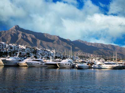 Puerto Banus Harbour, Costa del Sol Spain Puerto Banus Harbour Costa del Sol Spain